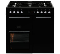 LEISURE  AL90F230K Dual Fuel Range Cooker - Black